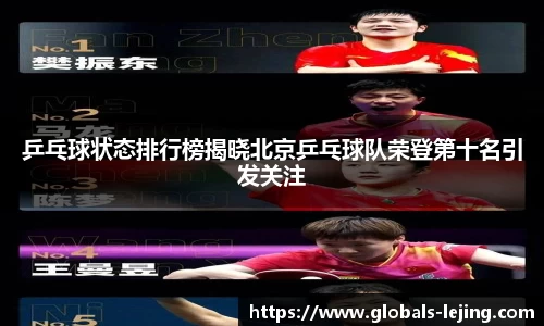 乒乓球状态排行榜揭晓北京乒乓球队荣登第十名引发关注