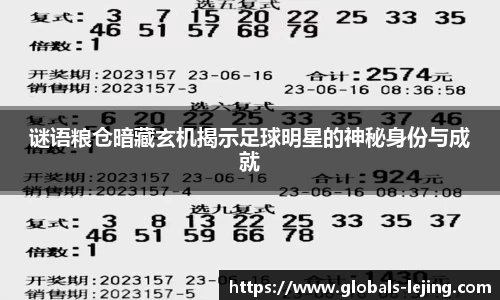 谜语粮仓暗藏玄机揭示足球明星的神秘身份与成就